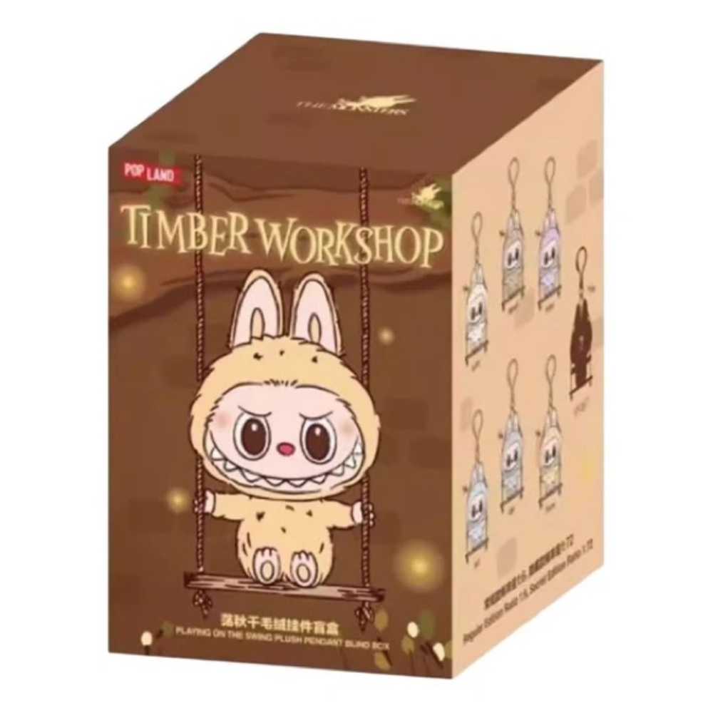 LABUBU The Monsters Timber Workshop Playing on the Swing Pop Land Exclusive